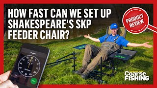 WE TAKE A LOOK at Shakespeares new SKP Feeder fishing chair [upl. by Dnob]