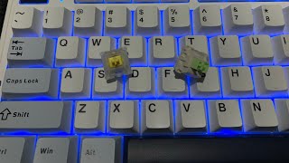 Switch Comparison  Gateron Milky yellow pros vs Leobog Reaper switches [upl. by Dale]