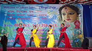 Phagunero Mohonaye 20 Folk Dance  Durga Puja  2024 [upl. by Jaffe294]