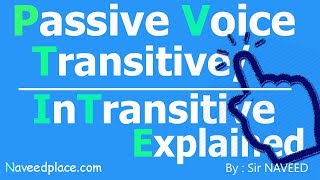 TransitiveIntransitive In Passive Voice In English Grammar  Usages Examples [upl. by Shue]