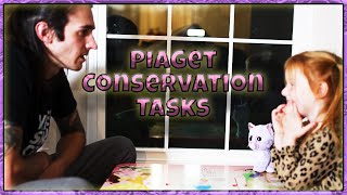 Piaget Conservation Tasks [upl. by Lajib182]