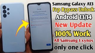 Samsung A13 FRP Bypass Android 1314  New Method 2024  TalkBack Not Working  ADB Enable Fail [upl. by Ilke390]