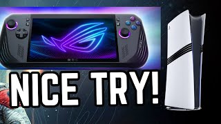 PlayStation 5 Pro vs ROG Ally X  The Premium Hardware Ruse [upl. by Kezer]