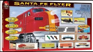 Bachmann Trains Santa Fe Flyer ReadytoRun HO Scale Train Set Review [upl. by Yltnerb]