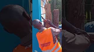 Nyundo fence repairconstruction house repair [upl. by Meenen673]