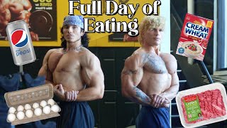 WHAT WE EAT IN A DAY FOR MAXIMUM GAINS [upl. by Ettennal]