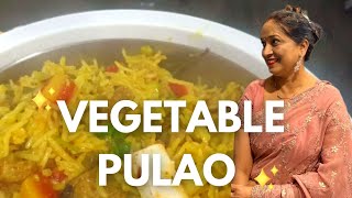 VEGETABLE PULAO  Best Recipe  Geeta Verma  Easy to make cooking recipe pulao vegetarian yt [upl. by Marlene]