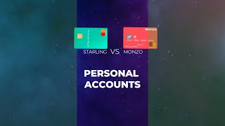 Monzo v Starling  Personal Accounts Shorts [upl. by Nickolaus]