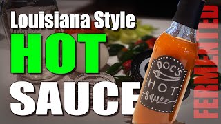 Fermented Louisiana Style Hot Sauce  TOO EASY [upl. by Aramat593]