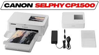 Canon SELPHY CP1500 Drucker im TestVergleich 2024 🥇 Günstiger Mini Fotodrucker [upl. by Ahcilef]