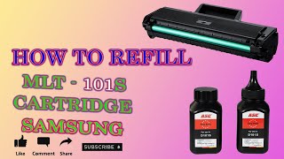 Samsung MLT D101S Series Toner Cartridge Refill kaise Kare  Refill your Cartridges fast and easy [upl. by Ayot]