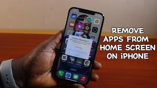 How to Remove Apps from Home Screen on iPhone [upl. by Silda]