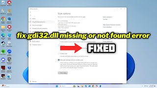 FIXED gdi32dll missing or not found error [upl. by Arihday]