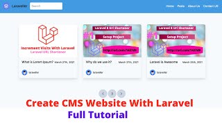 Create CMS Website with Laravel Statamic Full Tutorial for Beginners [upl. by Atimad]