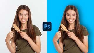 How to Change Background Color in Photoshop 2023 FAST amp EASY [upl. by Elsworth]