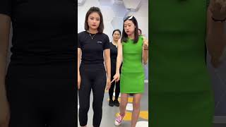 Grain bread and basic exercise are a set Chinese sister cheer up dance diet dieting [upl. by Jinny926]