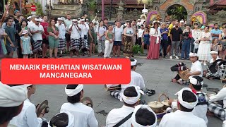 BALEGANJUR YOWANA UBUD KAJE MENARIK PERHATIAN WISATAWAN DI STAGE PASAR SENI UBUD [upl. by Alejna]