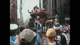 旧市・東岸和田・南掃守地車祭 平成10年付近 制作MuJin [upl. by Cleveland]