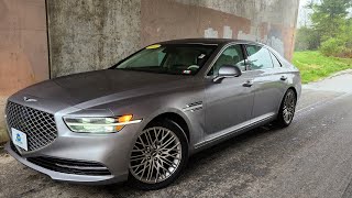 2022 Genesis G90 50L V8 POV Test DriveReview [upl. by Malynda510]