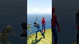 GTA 5 Epic Ragdoll  SpiderMan JumpsFails ep 293 shorts viral [upl. by Aceber]