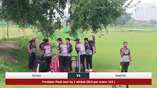 Live Cricket Match  Blue Tuskers vs Predator Pack  18Sep24 0626 AM 20 overs  Noida Cricket Clu [upl. by Berk]