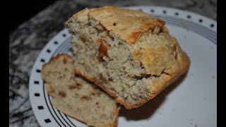 Easy Banana Bread Recipe  Oven Baked Banana Nut Loaf [upl. by Nairda]