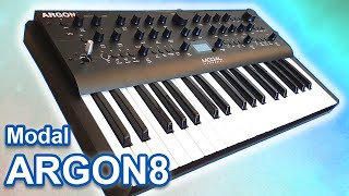 Modal Electronics ARGON8  Sounds Patches and Presets  Synth Demo [upl. by Ybeloc]