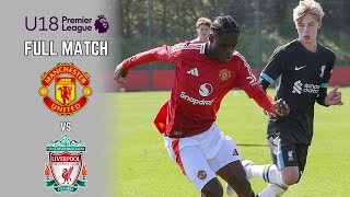 Full Match Manchester United U18 vs Liverpool U18  2  0  U18 Premier League  August 31 2024 [upl. by Nossyla275]