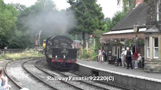 SVR Severn Valley in Bloom 25th July 2010 Part 1 [upl. by Butcher]