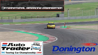 ISO BTCC 1996 Round 10 Donnington Park GP [upl. by Hacceber]