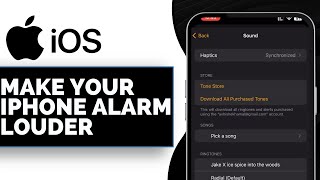 How to Make Your iPhone Alarm Louder  Increase the Volume [upl. by Branen]