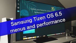 Tizen OS 65 menus and performance overview demo on Samsung QN90B 2022 [upl. by Leandra476]