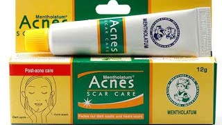 mentholatum acnes scar care gel review  Acne cream [upl. by Eiten]