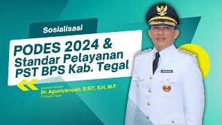 Sosialiasi Pendataan Potensi Desa PODES 2024 BPS Kabupaten Tegal [upl. by Esinrahc]