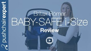 Britax Römer BABYSAFE iSIZE Infant Carrier Up Close Review [upl. by Graniah]