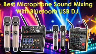 ✅Best Microphone Sound Mixing With Bluetooth USB DJ  Top 5 [upl. by Lalita]