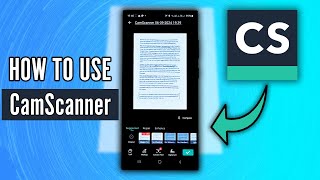 How to Use CamScanner 2024  CamScanner Document Scanning [upl. by Letsirhc]