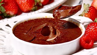 Easy Chocolate Creme Brulee Recipe Silky Smooth  Valentines Day Dessert [upl. by Given]