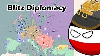 German Blitzkrieg  Blitz Diplomacy Commentary [upl. by Ahsinid]