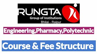 Rungta College Engineering PharmacyPolytechnic Course Fee Structure [upl. by Zigmund]