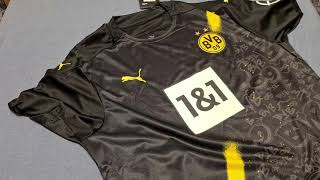 Puma BVB Borussia Dortmund Away Shirt 2020 2021 Review and Unboxing [upl. by Anohsal]