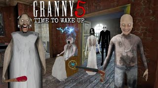 Granny 5 Time Machine Escape Full gameplay  Granny Grandpa ka Time Machine bahut khatarnak hai😱😂 [upl. by Uv]