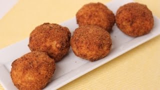 Homemade Rice Balls  Arancini  Recipe  Laura Vitale  Laura in the Kitchen Episode 452 [upl. by Hrutkay]