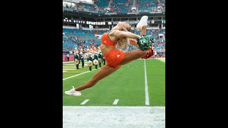 ▶️ Hurricanes Dance Team Game Day 🧡💚 University of Miami ACC College Football [upl. by Greyson519]