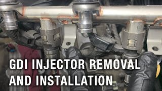 GDI Injector Removal and Installation [upl. by Kulda]