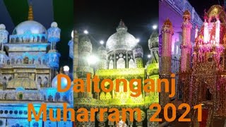 Daltonganj Muharram 2021 With Taziya  Jhula Kise Jhulaye  jhula kisse jhulaye masiha [upl. by Haggi]