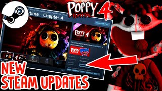 Poppy Playtime Chapter 4  The STEAM PAGE got NEW UPDATES 😃 BIG NEWS and NEW INFORMATION [upl. by Snell]