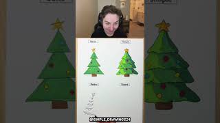 How To Draw Christmas Tree 😳 [upl. by Yanrahc]