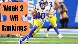 Week 2 WR Rankings Fantasy Football 2024 [upl. by Fahy]