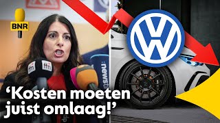 Volkswagen trekt haren uit hoofd Extra loon De kosten moet omlaag [upl. by Aekan66]